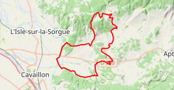 Gordes à vélo