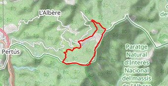 Col de l'Ouillat, St Martin de l'Albère, la Crête 