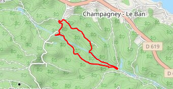 Demie boucle du sentier du canal Champagney