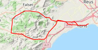 Tivissa 100 km D + 1500 m