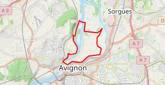 villeneuve et Avignon en vélo