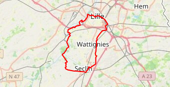 Boucle Seclin - 40 km