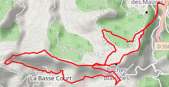 La Garde-Freinet, les Roches Blanches