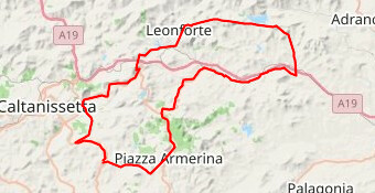 Percorso randonnée 7 colli Ennese 