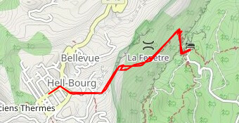 Hell-Bourg > Gîte de Bélouve A/R
