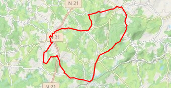 Boucle Chalus les Cars Bussière Galant