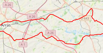 Dainville fechain(97,1 km)