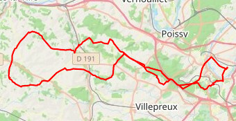 Parcours TGP11- 98 Km