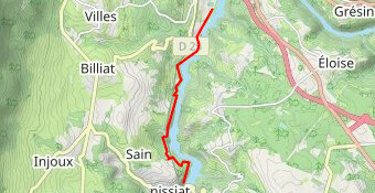 Rando Arlod - barrage GENISSIAT