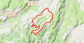 VTT - LesHuttes   Depart de Carlat