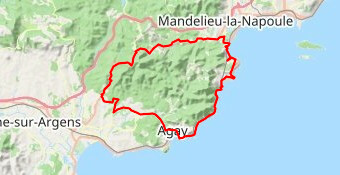 Tour de l'Esterel - Route