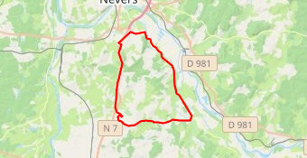 Parcours 35 kms Direction Nord