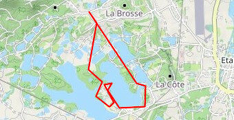 Parcours course à pied distance L Triathlon de Bel