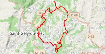 les bois de clapiers depuis le triadou