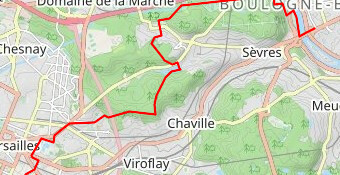 De la Seine à Versailles à pied, par la forêt