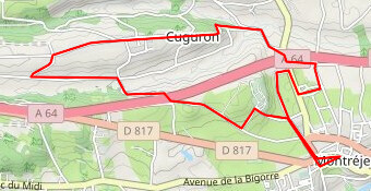 parcours bis Flamme Montréjeau