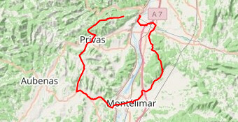 15642089-La Voulte Marsanne Privas via Berzème