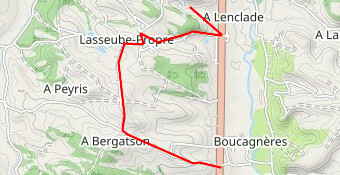 Deviation motocross depuis Boucagneres