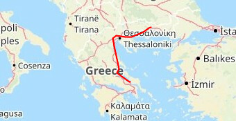 1202 km D+=12054 m   Ξάνθη Αθήνα Αστακός Νυδρί