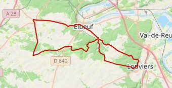 Parcours n° 135 - 64 km S/E