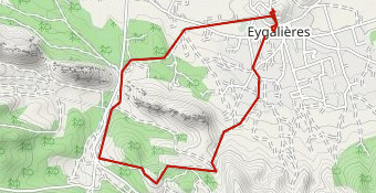 Eygalières - le Petit Calan - le Calan de Rousset