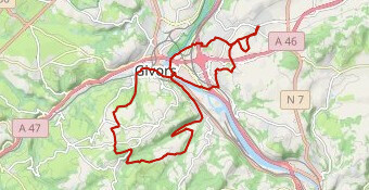 VTT 38-AH  Givors-La Rodière-Combes de Loire/rhône