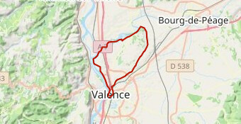 Autour de Valence : Chateauneuf d'Isère