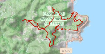 1/2 journée - Pic de l'ours (d.Port Théoule)