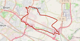 PP Chassieu 25 Km Route
