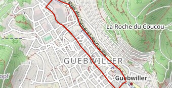 Parcours running urbain Guebwiller 1
