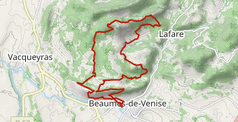 trail de beaumes trace du 26.11.22