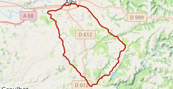 Réalmont (Les 4 chemins, Lombers, Poulan)