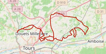 Sortie côtes Vouvray par le sud