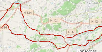 C36 unique 55km D+ 352 m  L'isle-jourdain