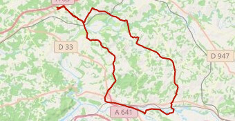 Rando Ph Nay - Club Sy Geours - circuit route 72km