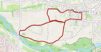Scherwiller 2023 - Trace du P'ti tour 4,2km