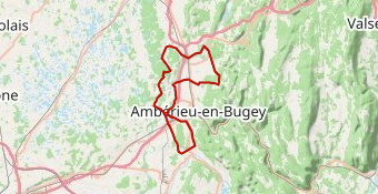 Parcours moyen rallye CC Lagnieu 2023