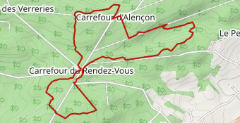 Carrefour d' Alençon. 10.1 km(été) RG