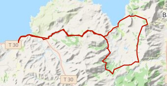 Agriates St Florent par Pieve et Teghime