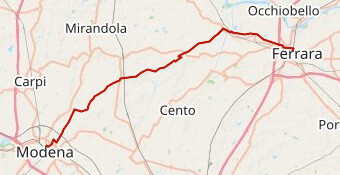 Modena Bastiglia San Felice s.p. Bondeno Fe