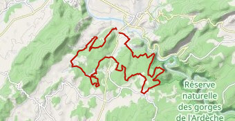 salavas labastide de virac 40 km 1100m