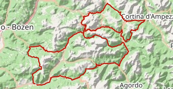 Randolomitics Fiemme var Giau