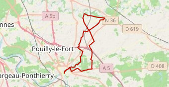 Melun - chemin des roses