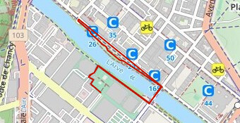 parcours VTT Regio league Geneve