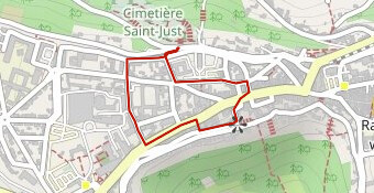 RTMC5 Variante 3 dans la cité médiévale