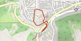 RTMC5 Variante 4 dans la cité médiévale