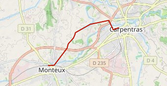 Monteux-Gare-VV Lira -Caprentras