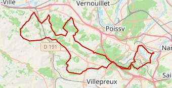 Parcours TGP1-96 Km