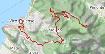 Vico Equense, Al Mote Faito per la via dei Casali