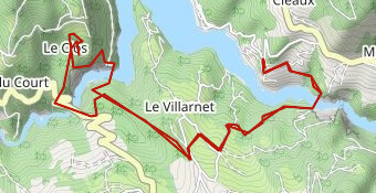 Passerelles Monteynard depuis Meyres-Savel
